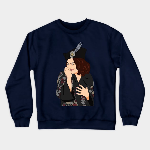 Lea Michele in Funny Girl Crewneck Sweatshirt by byebyesally